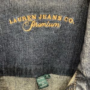 Lauren by Ralph Lauren Jeans Company Premium Denim Jacket Sz 2X